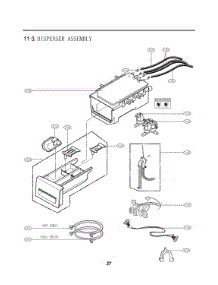 Dispenser Assembly parts for Lg Washer WM2650RD from AppliancePartsPros.com
