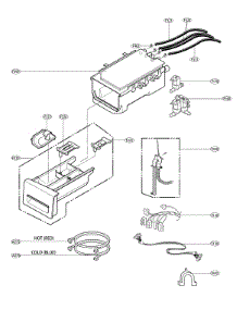 Dispenser Assembly parts for Lg Washer WM3170CW/01 from AppliancePartsPros.com