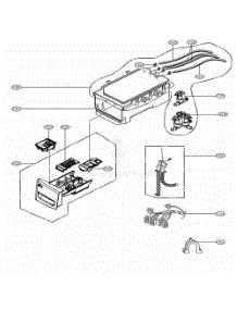 Dispenser Assembly parts for Lg Washer WM3460CW from AppliancePartsPros.com