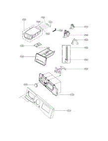 Controller Parts parts for Lg Washer WM3488HS from AppliancePartsPros.com