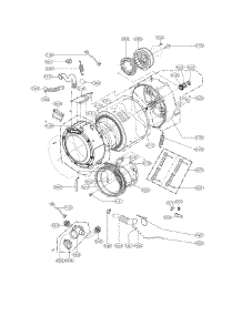 Tub Parts parts for Lg Washer WM3488HS from AppliancePartsPros.com