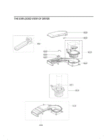 Section 4 parts for Lg Washer WM3555HVA from AppliancePartsPros.com