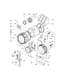 Drum And Tub Assembly parts for Lg Washer WM3575CW/01 from AppliancePartsPros.com