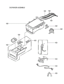 Dispenser Assy parts for Lg Washer WM3670HVA01 from AppliancePartsPros.com