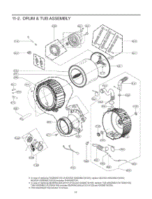 Section 2 parts for Lg Washer WM3700HRA from AppliancePartsPros.com