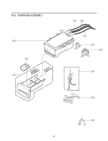 Section 3 parts for Lg Washer WM3700HRA from AppliancePartsPros.com