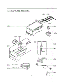 Dispenser Assembly parts for Lg Washer WM3987 from AppliancePartsPros.com