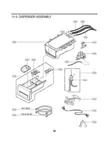 Dispenser Assembly parts for Lg Washer WM3988HMA from AppliancePartsPros.com