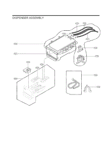 Dispenser parts for Lg Washer WM4080HWA from AppliancePartsPros.com
