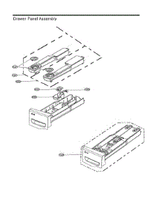 Drawer Panel Assy parts for Lg Washer WM4500HBA from AppliancePartsPros.com