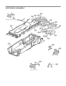 Dispenser Assy parts for Lg Washer WM4500HBA from AppliancePartsPros.com
