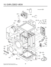 Exploded View parts for Lg Washer WM6500HBA from AppliancePartsPros.com