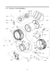 Section 2 parts for Lg Washer WM6700HBA from AppliancePartsPros.com