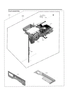 Duct Assembly parts for Lg Washer WM6998HBA from AppliancePartsPros.com