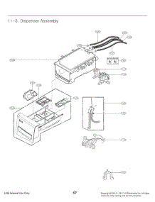 Dispenser parts for Lg Washer WM8980HVA from AppliancePartsPros.com