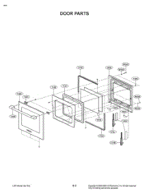 Door Parts parts for Lg Wall Oven WSEK4719S from AppliancePartsPros.com