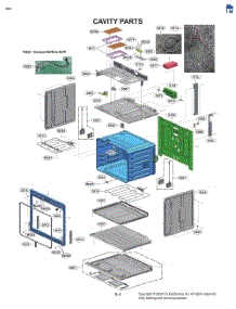Cavity Parts parts for Lg Wall Oven WSEP4721S from AppliancePartsPros.com
