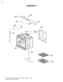 Section 3 parts for Lg Wall Oven WSEP4723D from AppliancePartsPros.com