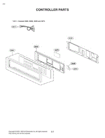 Door Parts parts for Lg Wall Oven WSEP4723F from AppliancePartsPros.com