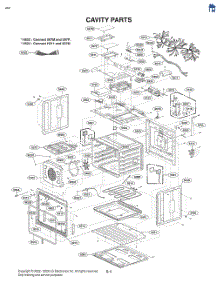 Cavity Parts parts for Lg Wall Oven WSEP4727F from AppliancePartsPros.com