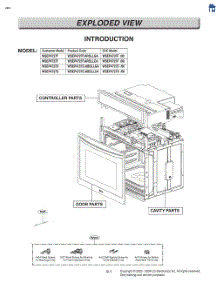 Controller Parts parts for Lg Wall Oven WSEP4727F from AppliancePartsPros.com