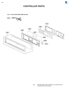 Controller Parts parts for Lg Wall Oven WSEP4727F from AppliancePartsPros.com