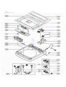 Top Cover Assembly parts for Lg Washer WSLP1500HWW from AppliancePartsPros.com