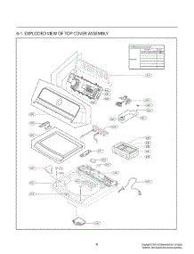 Top Cover Assembly parts for Lg Washer WT6105CW from AppliancePartsPros.com