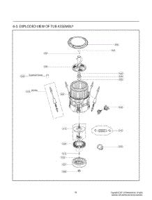 Tub Assembly parts for Lg Washer WT6105CW from AppliancePartsPros.com