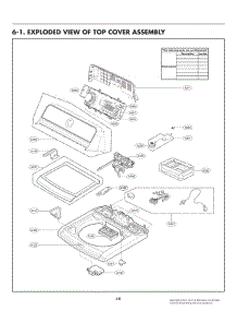Section 1 parts for Lg Washer WT7060CW from AppliancePartsPros.com