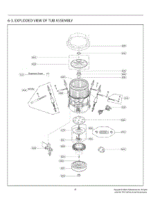 Tub Assembly parts for Lg Washer WT7150CM from AppliancePartsPros.com