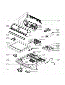 Cover Assembly parts for Lg Washer WT7600HMA from AppliancePartsPros.com