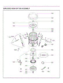 Section 3 parts for Lg Washer WT7600HVA from AppliancePartsPros.com