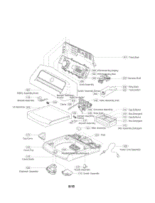 Top Cover Parts parts for Lg Washer WT7700HWA/00 from AppliancePartsPros.com