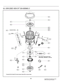 Tub Assembly parts for Lg Washer WT7900HWA from AppliancePartsPros.com