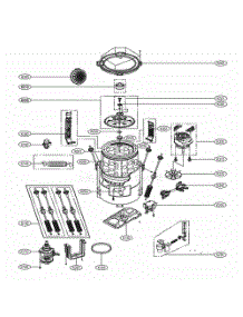 Tub Assembly parts for Lg Washer WT901CF from AppliancePartsPros.com