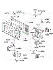 Interior Parts parts for Lg Range YKCMS135HBL from AppliancePartsPros.com
