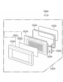 Door Parts parts for Lg Range YKCMS145JBL0 from AppliancePartsPros.com