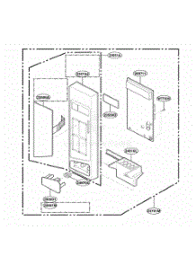 Control Panel Parts parts for Lg Range YKCMS1555RBT from AppliancePartsPros.com