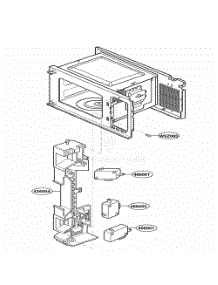 Latch Board Parts parts for Lg Range YKCMS1555RBT from AppliancePartsPros.com