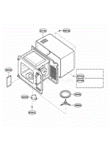 Oven Cavity Parts parts for Lg Range YKCMS1555RBT from AppliancePartsPros.com