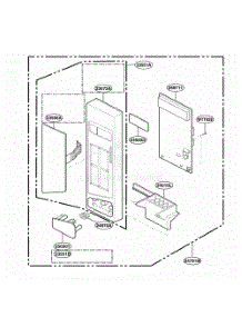 Control Panel Parts parts for Lg Range YKCMS1555RSS from AppliancePartsPros.com