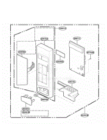 Control Panel Parts parts for Lg Range YKCMS1555RWH from AppliancePartsPros.com