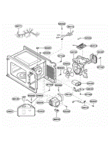 Interior Parts parts for Lg Range YKCMS1555RWH from AppliancePartsPros.com