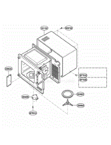 Oven Cavity Parts parts for Lg Range YKCMS1555RWH from AppliancePartsPros.com