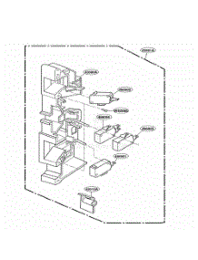 Latch Board Parts parts for Lg Range YKHMC107EBT from AppliancePartsPros.com
