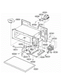 Interior Parts 1 parts for Lg Range YKHMC107EBT0 from AppliancePartsPros.com