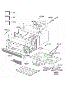 Oven Cavity Parts parts for Lg Range YKHMC107EWH from AppliancePartsPros.com