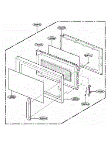Door Parts parts for Lg Range YMH7135XEB from AppliancePartsPros.com