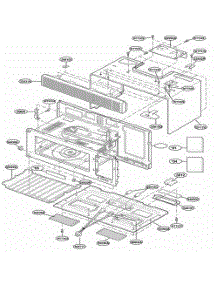 Oven Cavity Parts parts for Lg Range YMH7135XEB from AppliancePartsPros.com